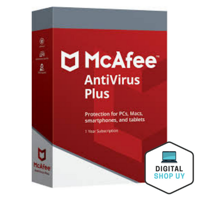McAfee Antivirus - 1 año / 1 PC