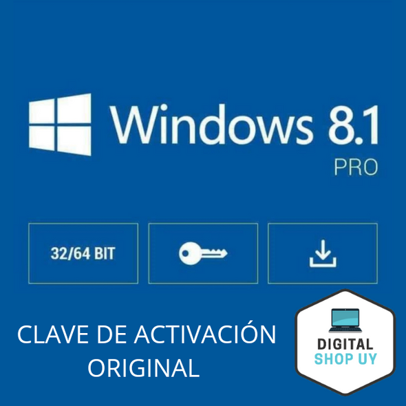 Windows 8.1 Pro - Clave Original